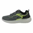 Scarpa sportiva grigio e lime con memory foam