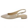 Sandalo in naplack nude con slingback