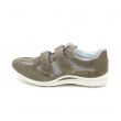 Sneaker con Strappi Taupe Vesuvio