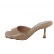 Ciabatta Adysin Dark Nude Patent con tacco