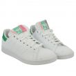 Sneaker Stan Smith con linguetta verde e rosa