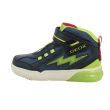 Sneaker Grayjay Navy Lime con Luci