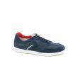 Sneaker in pelle e camoscio blu