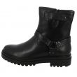 Biker Basso Copp da Bambina in Pelle Nera