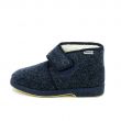 Pantofola in Granito Blu con Strappo