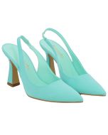 Decoltè marino con slingback tacco 9