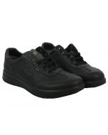 Sneaker in pelle nera con membrana Gritex