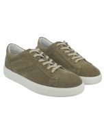 Sneaker in camoscio marrone