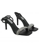 Sandalo Entice Black Silver