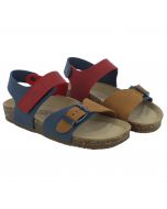 Sandalo Bambino Multicolor a Strappo