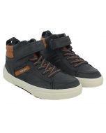 Sneaker Weemble alta blu lacci elastici