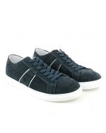 Sneaker in nabuk blu