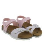 Sandalo footbed Glicine e Rosa