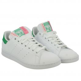 Sneaker Stan Smith con linguetta verde e rosa ADIDAS L Angolo