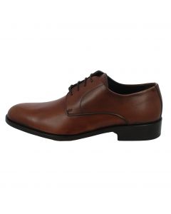 Scarpa stringata in pelle Cognac