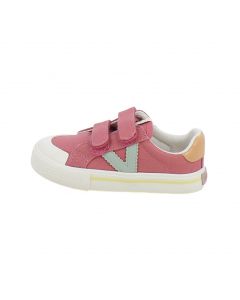 Sneakers Bambina Rosa Tela