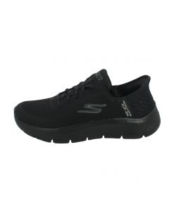 Scarpa sportiva nera Slip-ins con lacci elastici