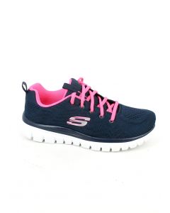 Sneaker blu e lilla con memory foam