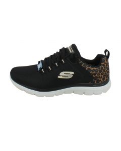 Skechers Flex Appeal 4.0 Nere Stampa Leopardata