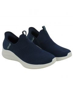 Slip On in Tessuto Navy con Memory Foam