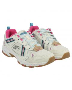 Scarpa da Trail bianca e rosa con memory foam