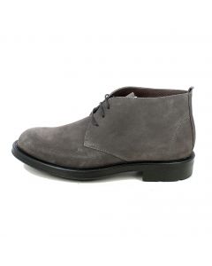 Desert Boot in Velour Asfalto