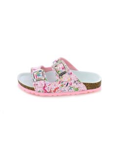 Ciabatta Olivia Rosa con due fibbie