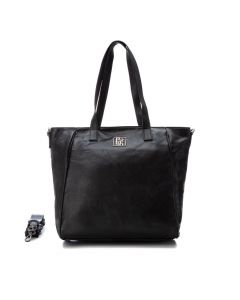 Borsa Shopper da Donna Refresh in Ecopelle Nera