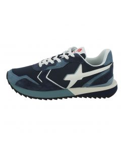 Sneaker Nick in Suede e Nylon Blue White