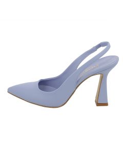 Decoltè glicine con slingback e tacco