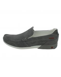 Mocassino grigio aerato