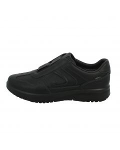 Slip-on in Pelle Nera con Membrana Gritex