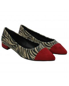 Ballerine da Donna L'Angolo Zebra e Rosso