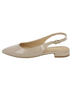 Sandalo in naplack nude con slingback