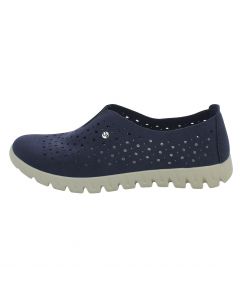 Slip-on traforata blu