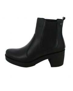 Chelsea boot da donna in pelle con tacco 7 cm