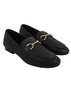 Mocassino Donna in Pelle Nera Gioseppo Emery