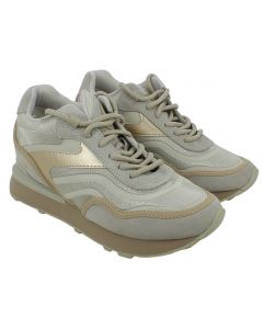 Sneaker Alta in Camoscio Beige Igal Gioseppo