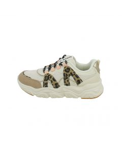 Sneaker Landgrove Bianca e Animalier