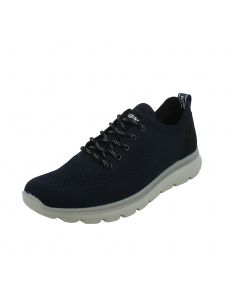 Sneakers blu Igi&Co in tessuto con suola leggera