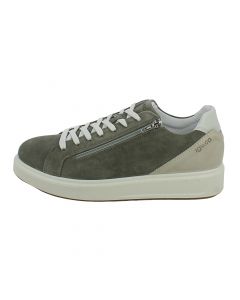 Sneakers verde oliva Igi&Co in cmaoscio con zip