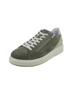 Sneakers verde oliva Igi&Co in cmaoscio con zip