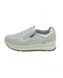 Slip-on argento Igi&Co traforate comfort chic