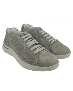 Sneaker in Nabuk grigio