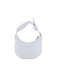 Borsa Hobo Bianca con nodo