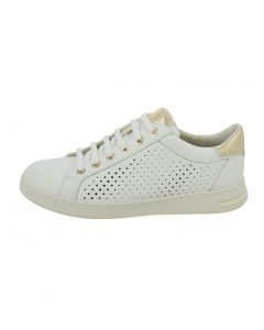 Sneakers Bianche Con Dettagli Dorati