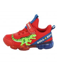 Sneaker Dinosauro Luci Rosso