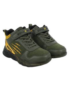 Sneaker Dinosauro Graffio Verde Giallo