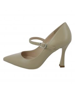 Decoltè Mary Jane in pelle beige