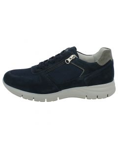 Sneaker Blu Navy con Cerniera e Suola Comfort